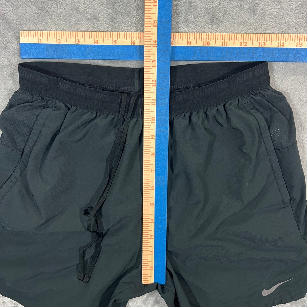 Nike Stride 7" 2 in 1 Running Shorts Mens Medium Black Dri-FIT DM4759 Training - Picture 8 of 16